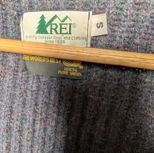 REI Men's Wool Sweater - Multicolor Blue